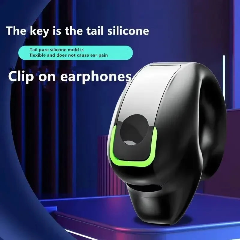 Auriculares Bluetooth con Clip en movimiento intrauditivo Monaural estéreo conducción