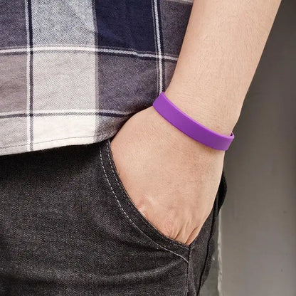 5pcs Fashion Silicone Sports Bracelets for Men Women New Elastic Rubber Wristbands for Boys Girls Team Game Wristbands 