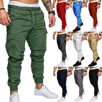 antalones de trabajo para hombre nuevos 2025, pantalones casuales rectos y sueltos para hombres europeos y americanos, pantalones de trabajo con bolsillos para hombre