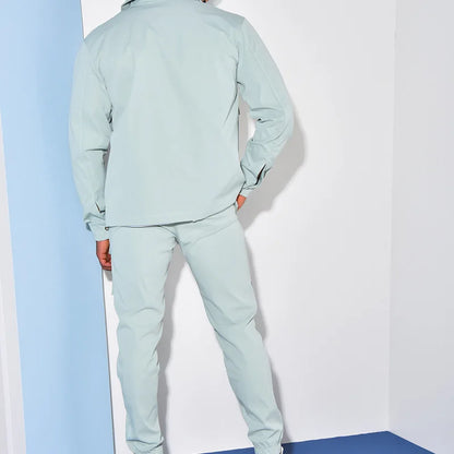 Ensemble veste à manches longues et pantalon de survêtement cargo, tenue élégante 