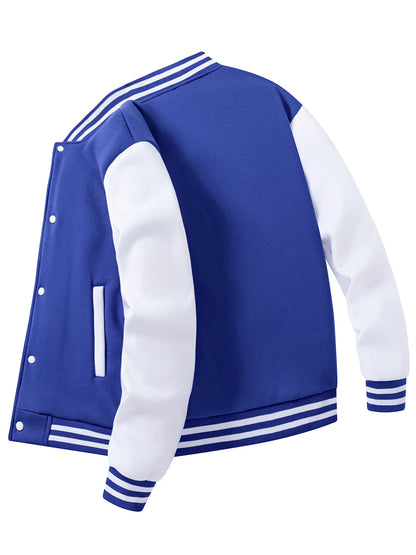 chaqueta de uniforme de béisbol clásico hombres calle gótica Punk Casual ropa informal suelta
