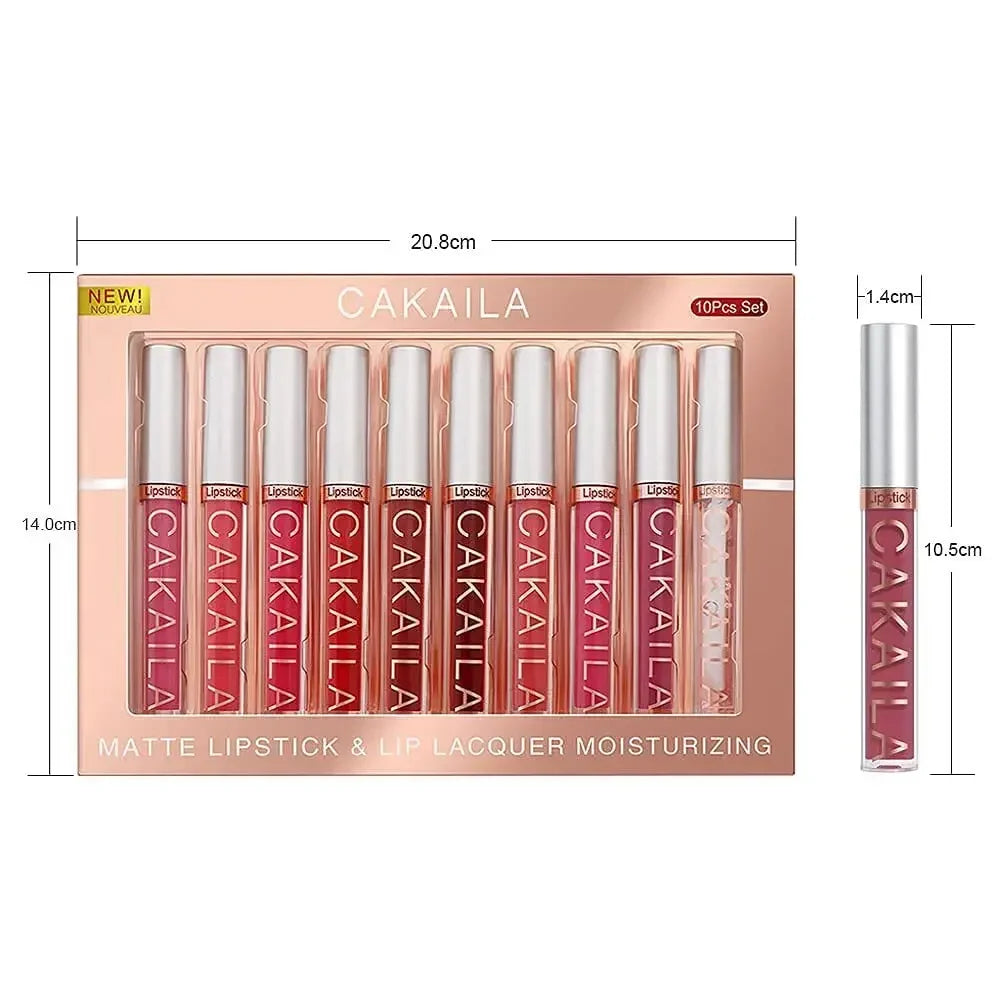 10/6 pcs lipstick set for women makeup waterproof long lasting cosmetics korean makeup matte lipstick free shipping