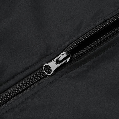 chaqueta corta holgada de Color sólido con cuello de béisbol para hombres de negocios Casual abrigo fino tendencia