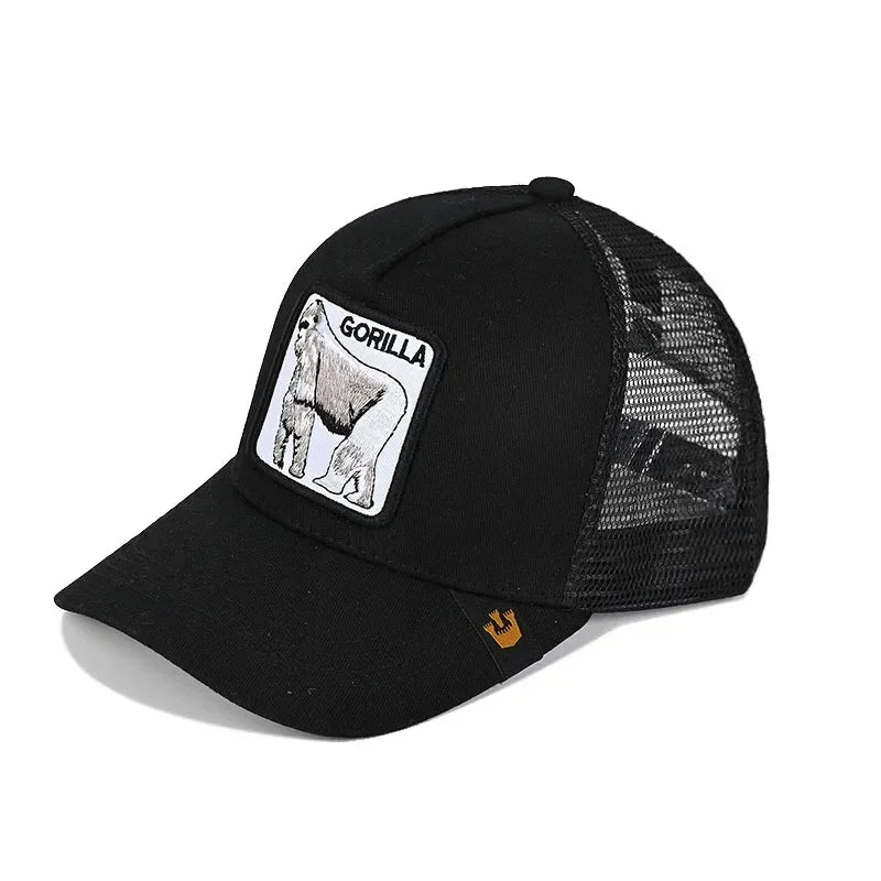Gorra de béisbol bordada unisex, gorra de tiburón, gorra de animal, gorra de león, gorra de tigre, gorra de gallo, gorras de granja, gorras casuales, gorra de protección solar