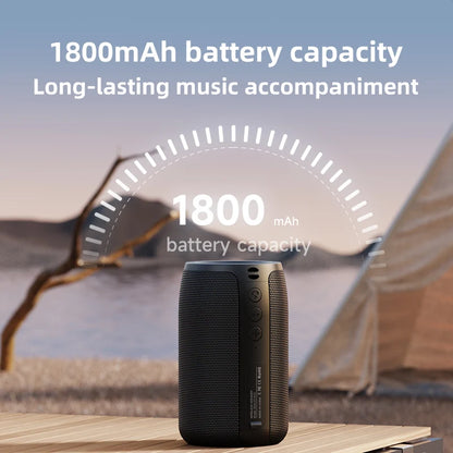 ZEALOT S32 Mini haut-parleur Bluetooth sans fil portable HIFI Subwoofer avec radio FM Colonne Support TF, TWS, clé USB