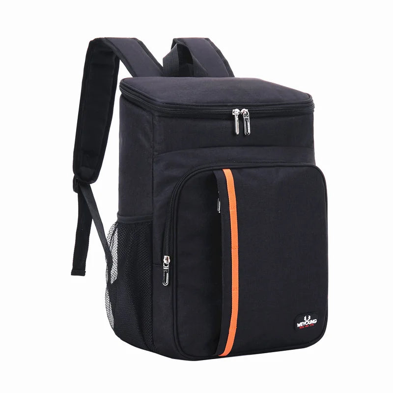 Bolsa térmica portátil para almuerzo de 18 l, duradera, impermeable, con aislamiento de hielo, ideal para acampar, mochilas nevera.