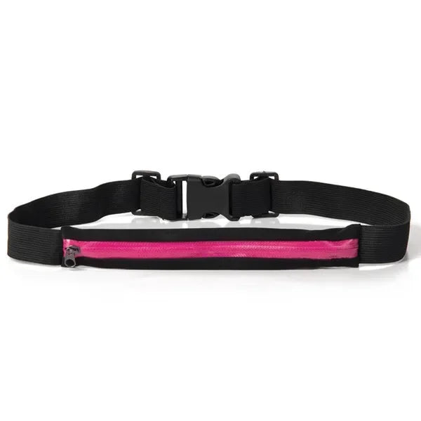 Riñonera ajustable para correr, doble bolsillo, impermeable, cinturón para teléfono, bolsa pequeña de nailon para viajar, ciclismo, senderismo, deporte, gimnasio