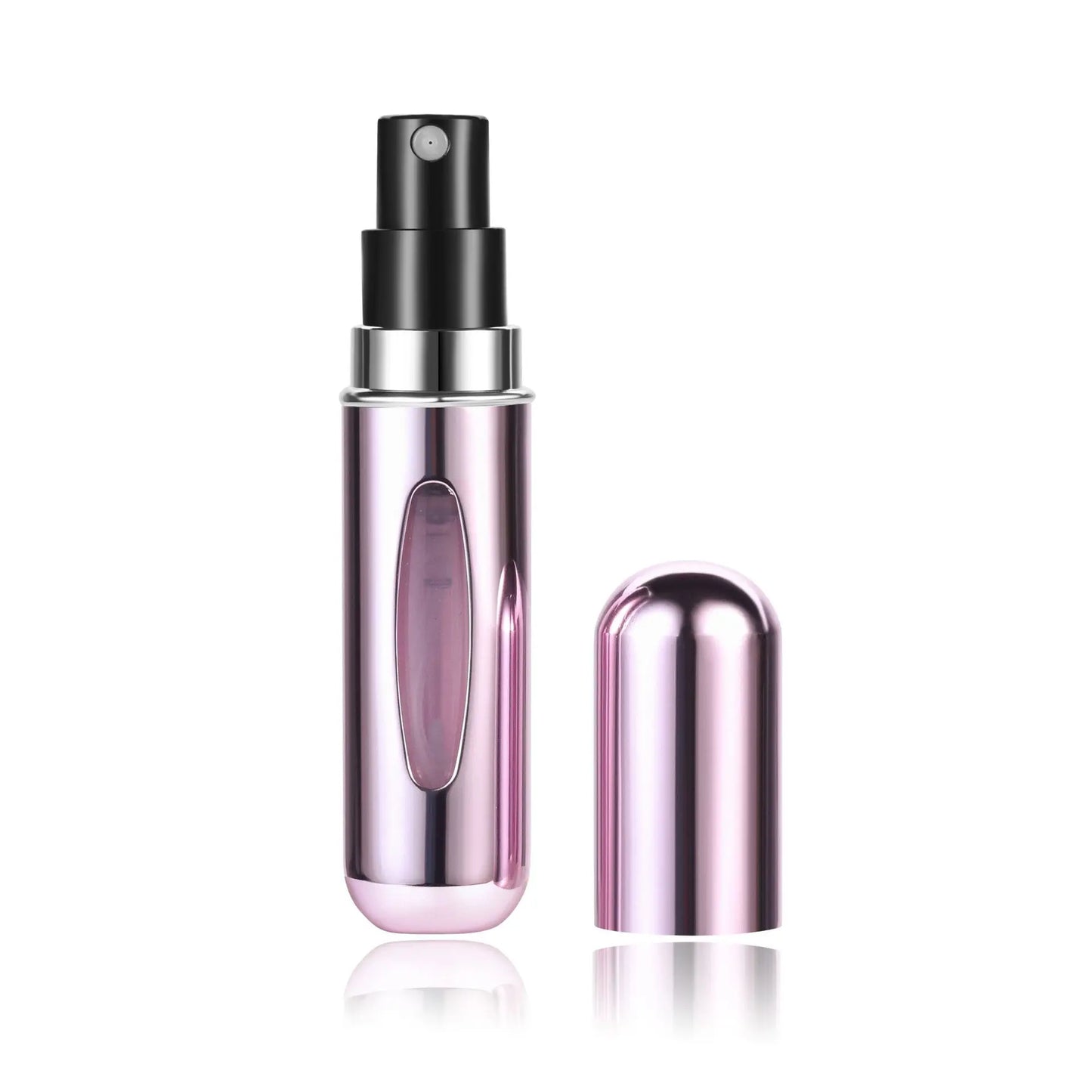 Botella de perfume recargable de 5 ml, portátil, mini, bomba de aroma, envases cosméticos vacíos, atomizador para viaje
