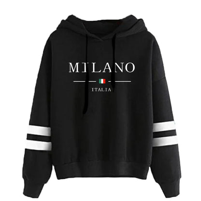 Sudaderas con capucha para mujer, gran oferta, estampado, jerséis versátiles diarios, ropa deportiva para correr a rayas, Tops informales con capucha para mujer