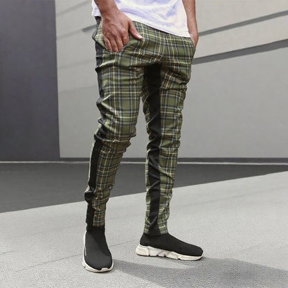 pantalones informales, para hombre, pantalones de chándal, pantalones de chándal ajustados