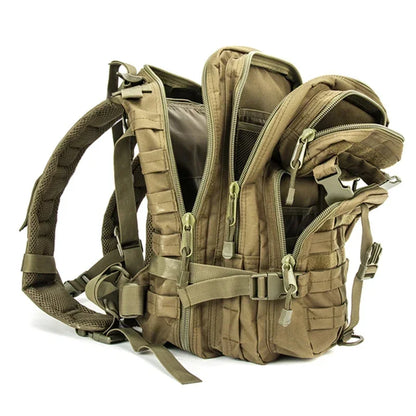 Mochila táctica de 35 litros, mochila de asalto Molle para hombres y mujeres, mochilas para viajes, camping, caza y senderismo