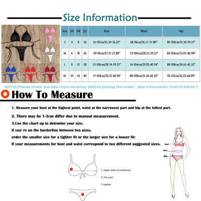 Conjunto de bikini sexy de verano, traje de baño brasileño para mujer, sujetador, tanga, dos piezas, ropa de playa, traje de baño para mujer