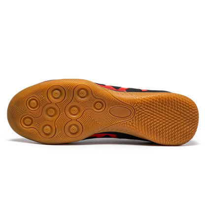 zapatos de fútbol de fondo plano para interiores