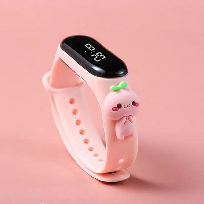 Relojes de moda para niños y niñas, pulsera electrónica deportiva con pantalla LED táctil, reloj de Spiderman para niños y mujeres, reloj resistente al agua