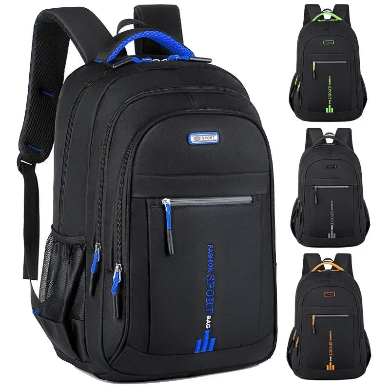 Mochila para hombre, bolso Oxford para ordenador de negocios, mochila impermeable