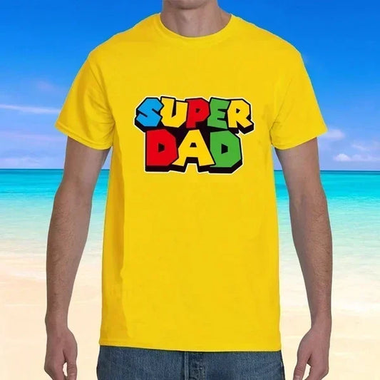 Camiseta de verano Super Dad , camiseta Super Dad para hombre