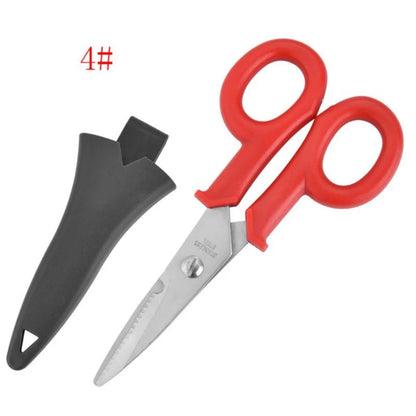 Ciseaux en acier à haute teneur en carbone, outils d'électricien domestique, dénudage de fils, coupe pour tissus, papier a., 2/1