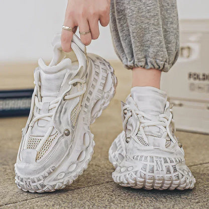 zapatos casuales retro para hombre, cómodos de uso universal,tambien a prueba de golpes para correr al aire libre, entrenamiento físico, zapatillas deportivas