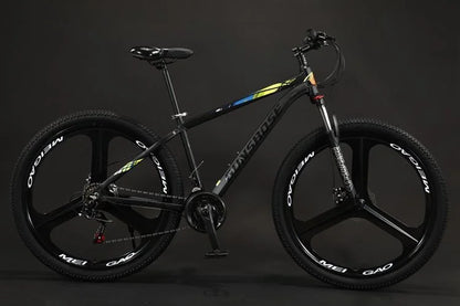Bicicleta de montaña FJ de aleación de aluminio con amortiguación de velocidad variable, 29 pulgadas, para adultos, con ruedas integradas, 2025