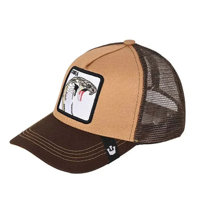 Gorra de béisbol bordada unisex, gorra de tiburón, gorra de animal, gorra de león, gorra de tigre, gorra de gallo, gorras de granja, gorras casuales, gorra de protección solar