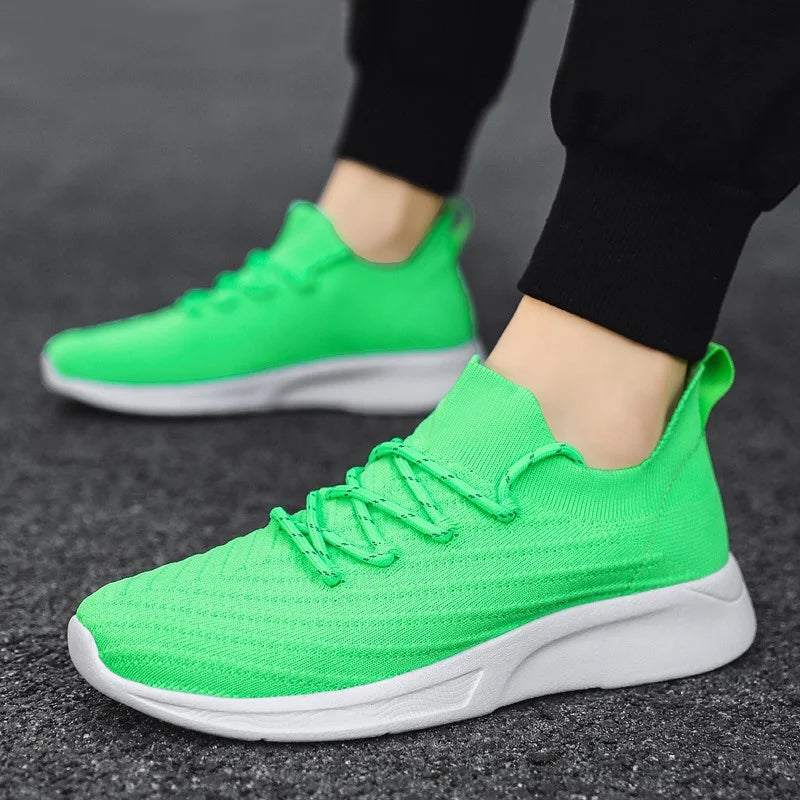 2024 Professional Men Women Running Shoes High Quality Orange Lightweight Breathable Outdoor Sports Shoes