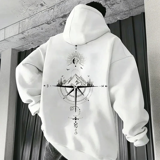 Sudaderas con capucha para hombre, sudaderas con capucha de manga larga de alta calidad, tops deportivos informales para primavera y otoño, ropa para hombre