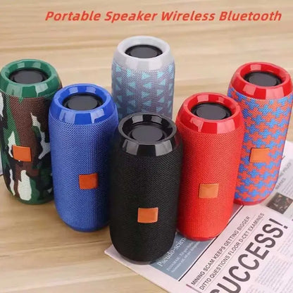 Haut-parleur Bluetooth portable étanche support stéréo extérieur radio TF mini système audio mobile sans fil radio FM