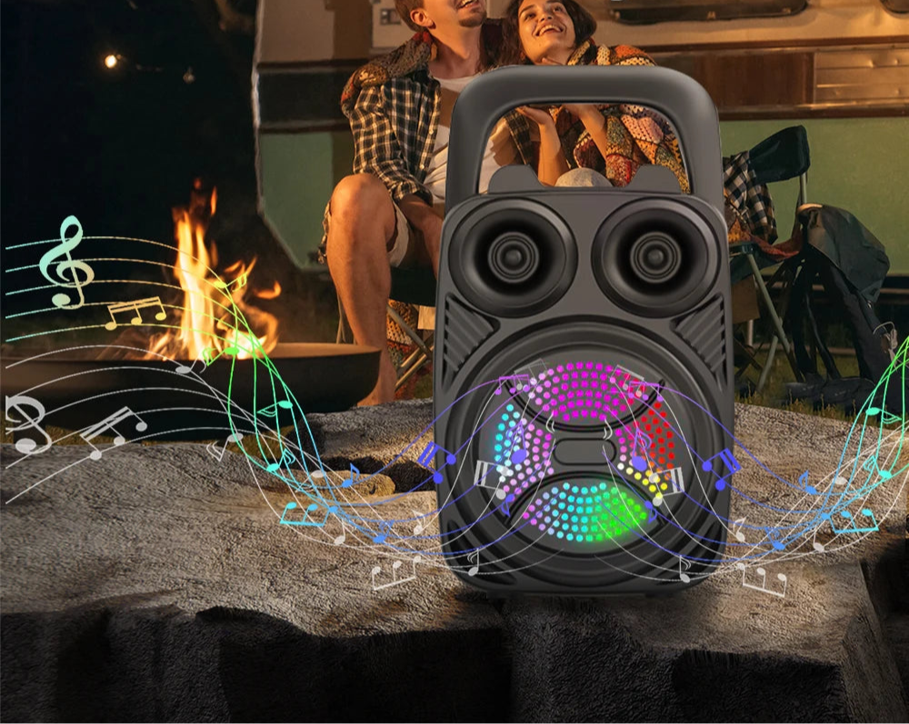 Altavoz Bluetooth de 500 mAh, caja de sonido, altavoces Bluetooth de alta potencia.