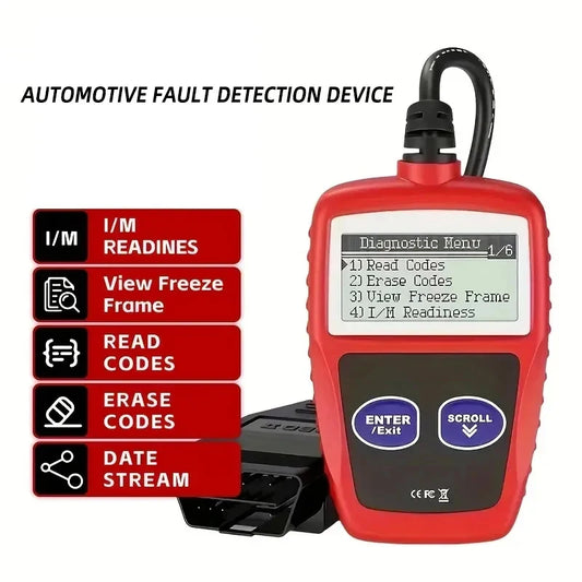 1PC Version universelle Instrument de diagnostic de défaut de voiture Effacer les codes d'erreur Obd2 Outils d'analyse de diagnostic