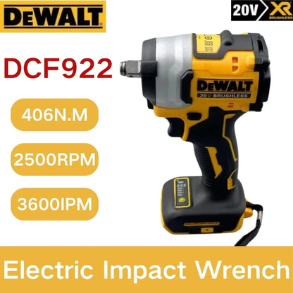 Clé à chocs sans fil Dewalt DCF922 20 V Outils électriques à batterie universelle Couple élevé rechargeable 205 Nm (marche arrière) 1/2" 2500 PRM