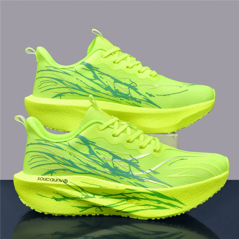 Zapatillas deportivas para hombres y mujeres con placa de carbono antideslizantes