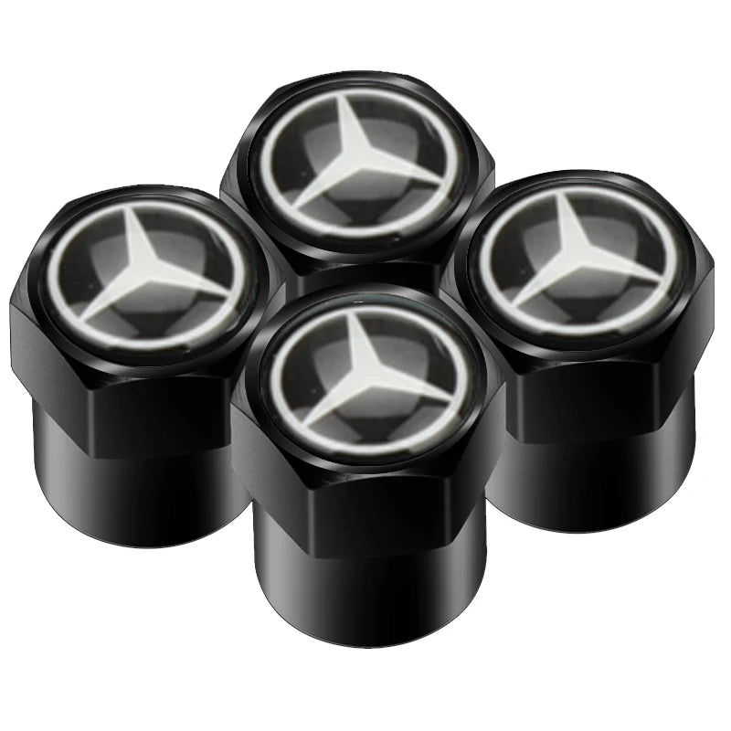 4 fundas para emblema de coche para Mercedes Benz Clase A, C200L, GLC, GLK, CLA y GLA.
