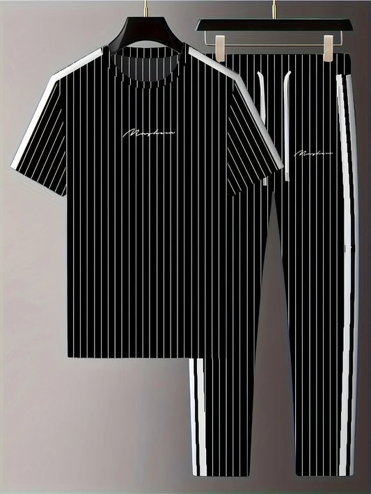 Un nuevo conjunto de ropa de calle de verano  para hombre con estampado