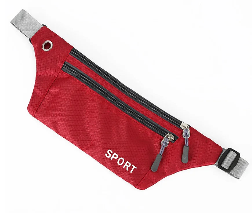 Riñonera deportiva para teléfono para hombre, riñonera ultrafina impermeable, Mini riñonera, nueva bolsa de cintura ligera para correr para mujer