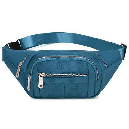 Riñonera de tela impermeable para mujer, bolso cruzado de diseñador, a la moda, tipo banana