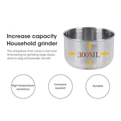 300ml Mini Household Electric Grinder Ultrafine Pulverizer Baby Food Coffee Grinder Spice Pepper Grinder 2/4 Blades Grain Mill