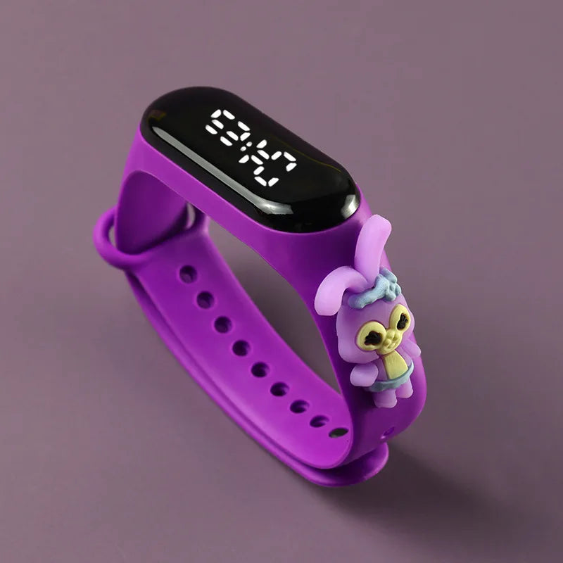 Relojes de moda para niños y niñas, pulsera electrónica deportiva con pantalla LED táctil, reloj de Spiderman para niños y mujeres, reloj resistente al agua