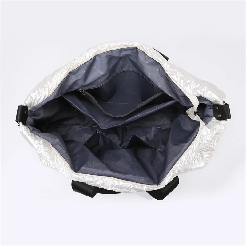 Bolsa de fitness, bolsa de descanso para mujer, bolsa de ejercicio, bolsa de natación impermeable con separación de ropa seca y húmeda, mano para yoga, viaje de un solo hombro