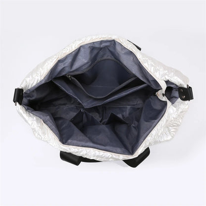 Bolsa de fitness, bolsa de descanso para mujer, bolsa de ejercicio, bolsa de natación impermeable con separación de ropa seca y húmeda, mano para yoga, viaje de un solo hombro