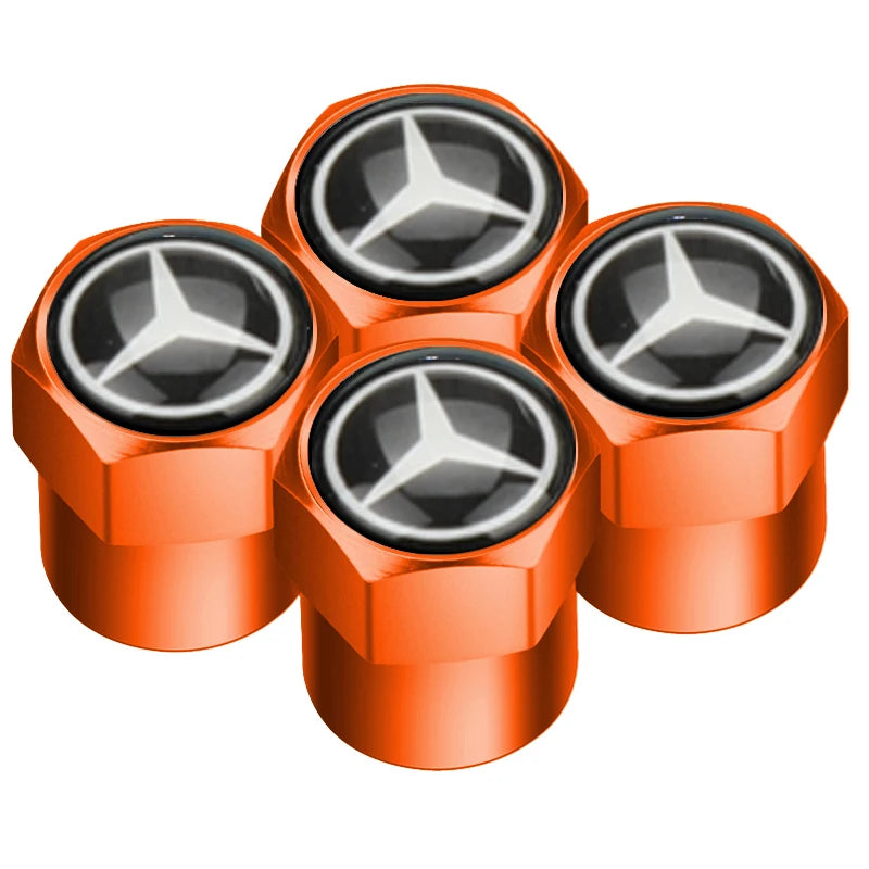 4 fundas para emblema de coche para Mercedes Benz Clase A, C200L, GLC, GLK, CLA y GLA.
