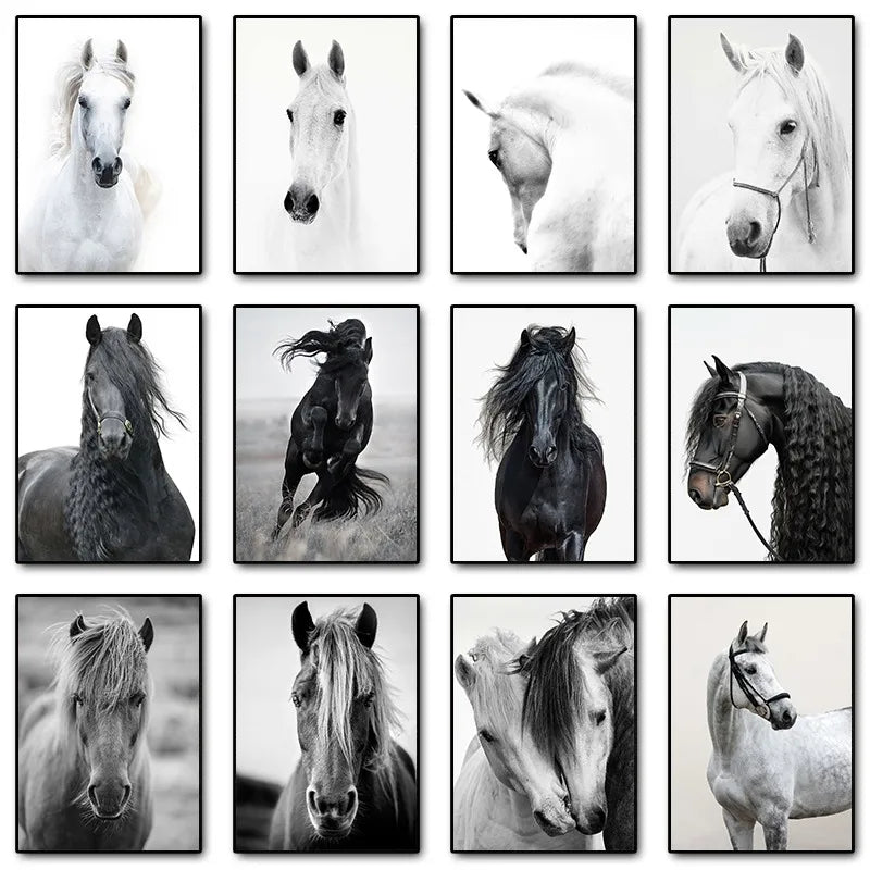 Imagen artística de pared de animales para decoración del hogar y habitación de granja