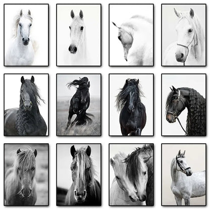 Imagen artística de pared de animales para decoración del hogar y habitación de granja