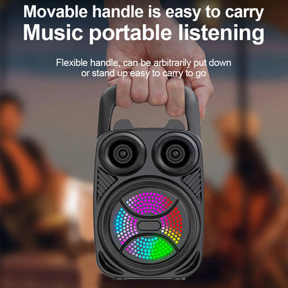 Altavoz Bluetooth de 500 mAh, caja de sonido, altavoces Bluetooth de alta potencia.