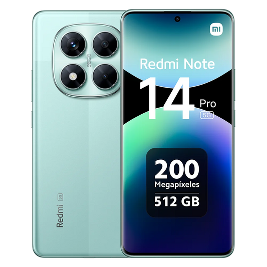 Xiaomi Redmi Note 14 Pro 5G Version européenne 256 Go/512 Go Processeur MTK Dimensity 7300-Ultra Écran AMOLED 6,67" 120 Hz Appareil photo principal 200 MP avec stabilisation optique (OIS) Charge rapide 45 W, IP68, NFC