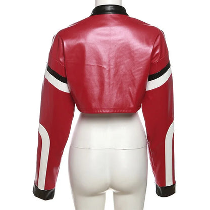 chaqueta corto para mujer, ropa nueva, moda con estampado de letras