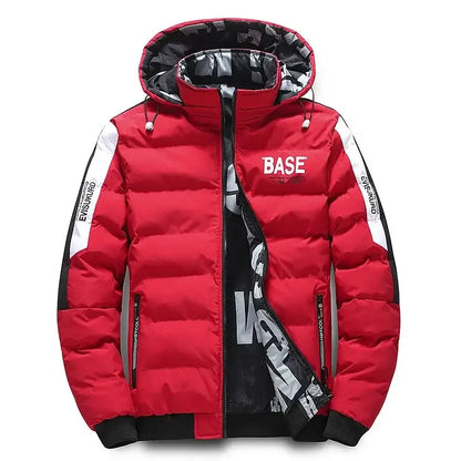 Chaqueta de algodón de otoño e invierno para hombre, chaqueta gruesa acolchada y cálida, nueva ropa de doble cara, gorra extraíble