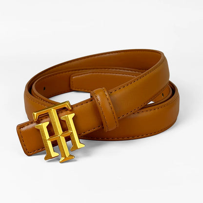 Cinturón con monograma y letras a la moda para mujer