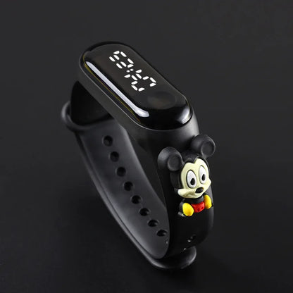 Relojes de moda para niños y niñas, pulsera electrónica deportiva con pantalla LED táctil, reloj de Spiderman para niños y mujeres, reloj resistente al agua
