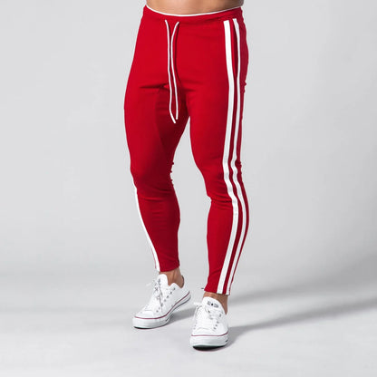 Pantalones de chándal con ajuste muscular para hombre