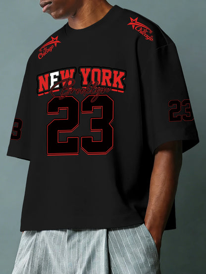 Camiseta deportiva vintage con número y estrella